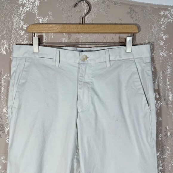 GAP Men's Straight Leg Cream Colored Khaki Pants Slacks Size 34 x 32 - Picture 2 of 7